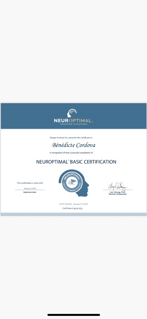 photo diplome Bénédicte Cordova