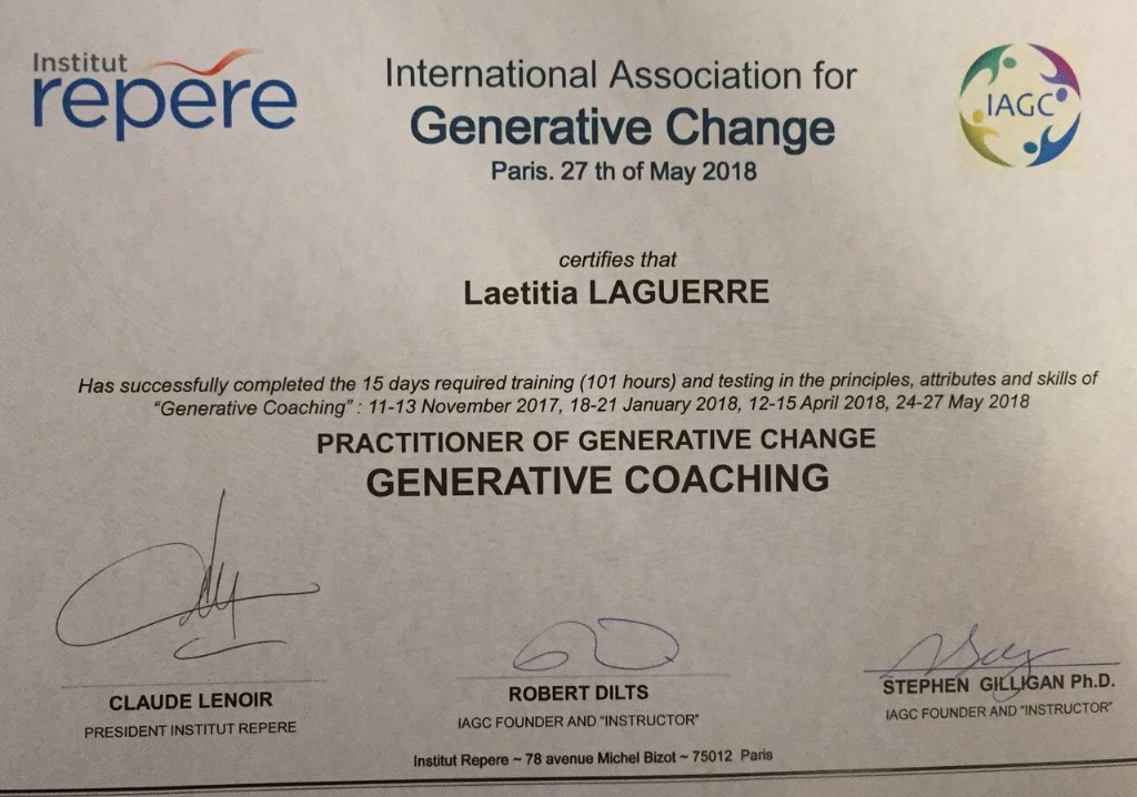 photo diplome Laetitia Laguerre 