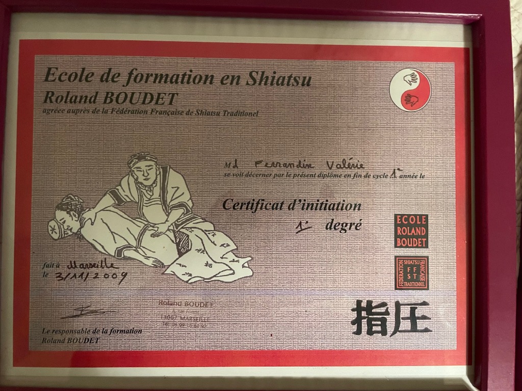 photo diplome Valérie FERRANDIN