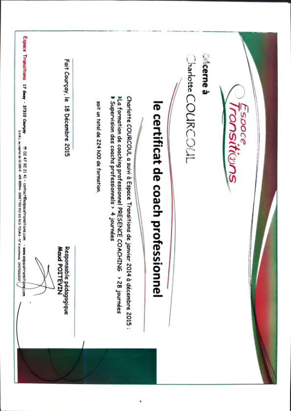 photo diplome Charlotte courcoul