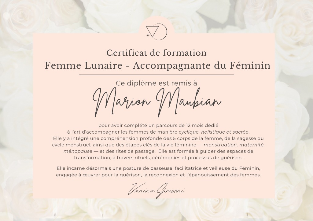 photo diplome Marion Maubian