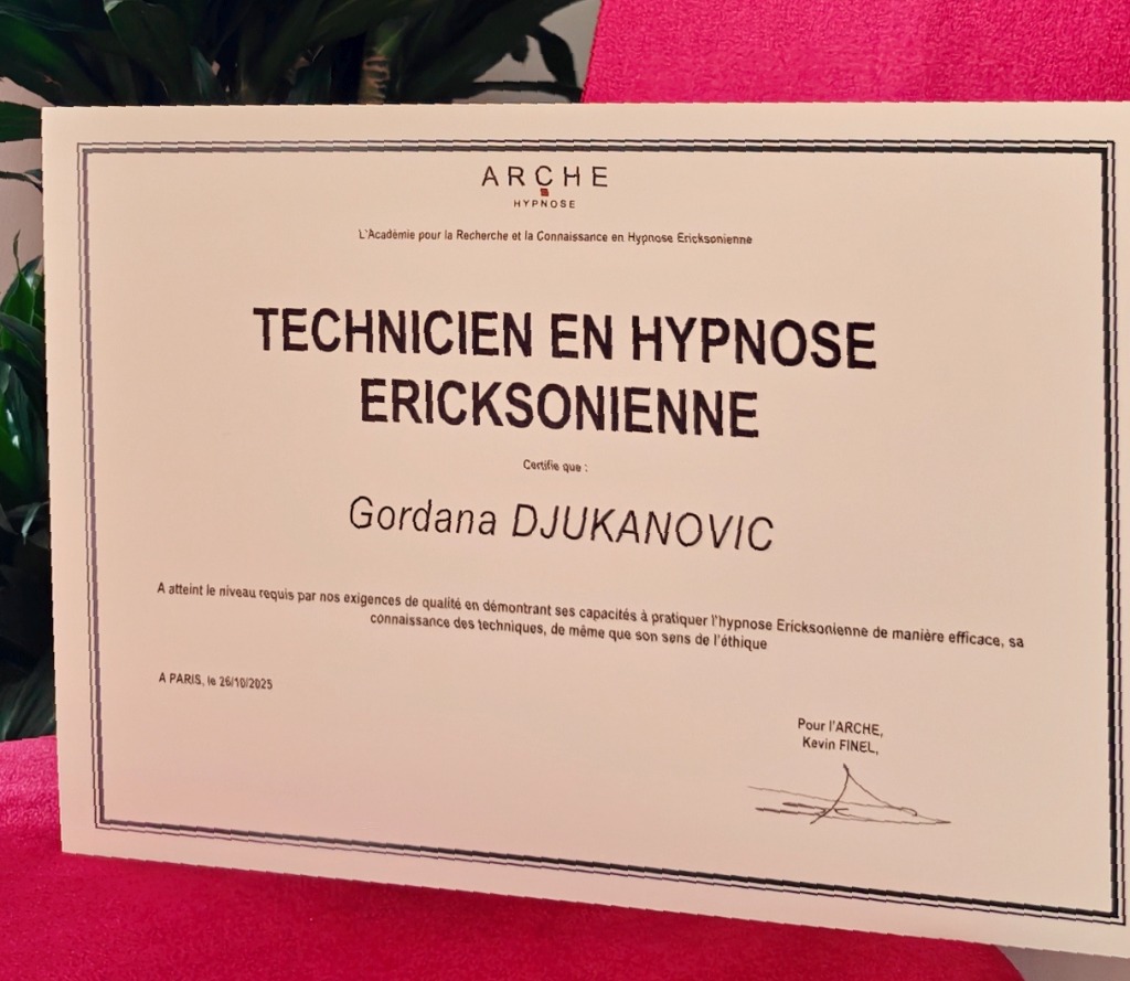 photo diplome Feminessencea - Gordana Djukanovic