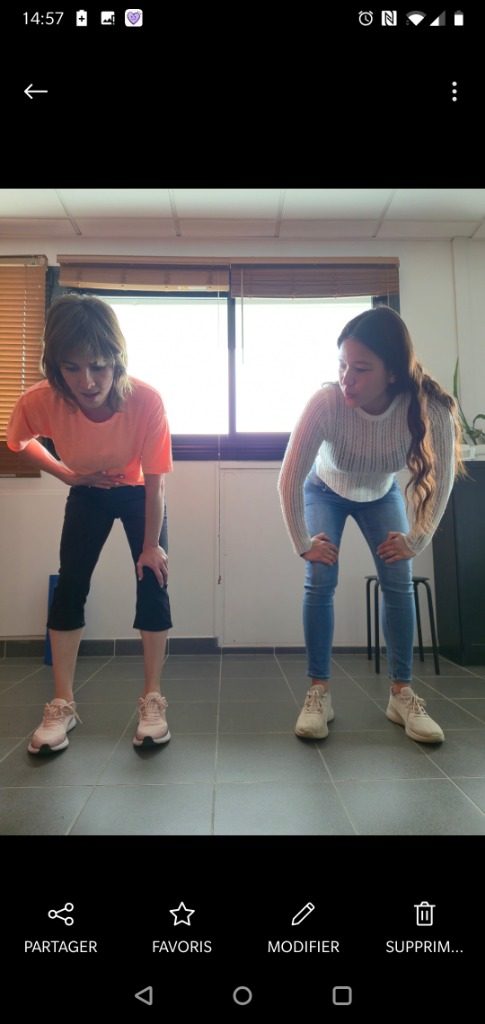 photo seance Mylène Sénèque Sophrologue & Pilates-fitness 