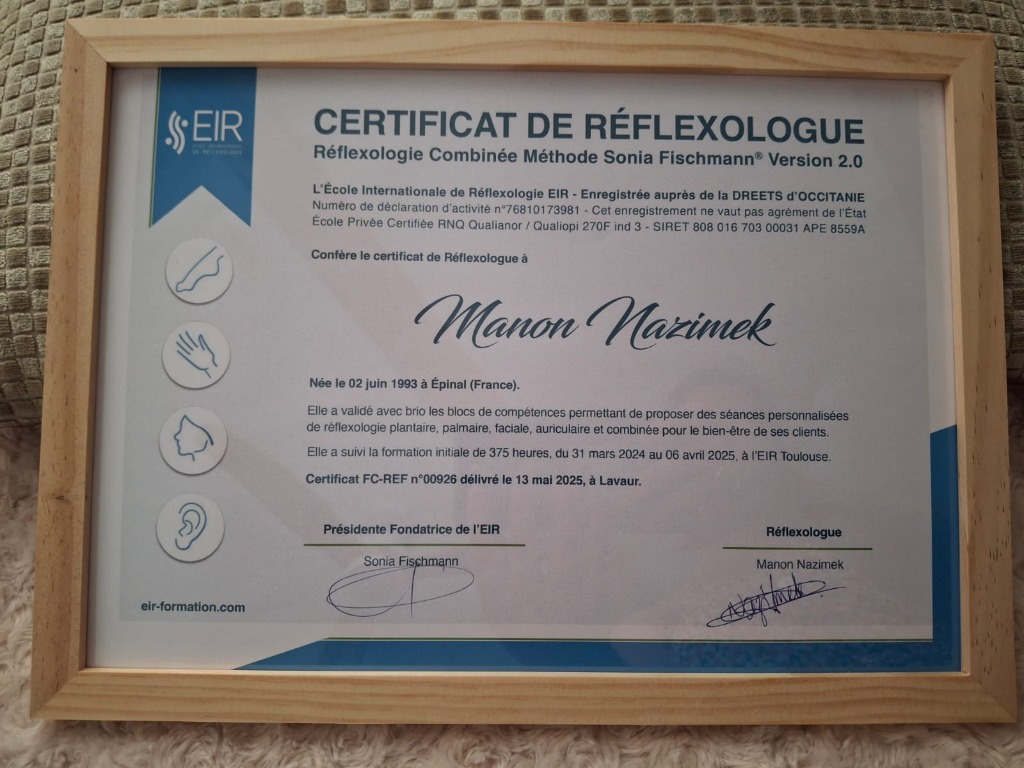 photo diplome Manon Nazimek