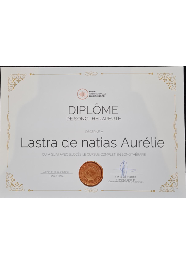 photo diplome Lastra de natias aurélie 