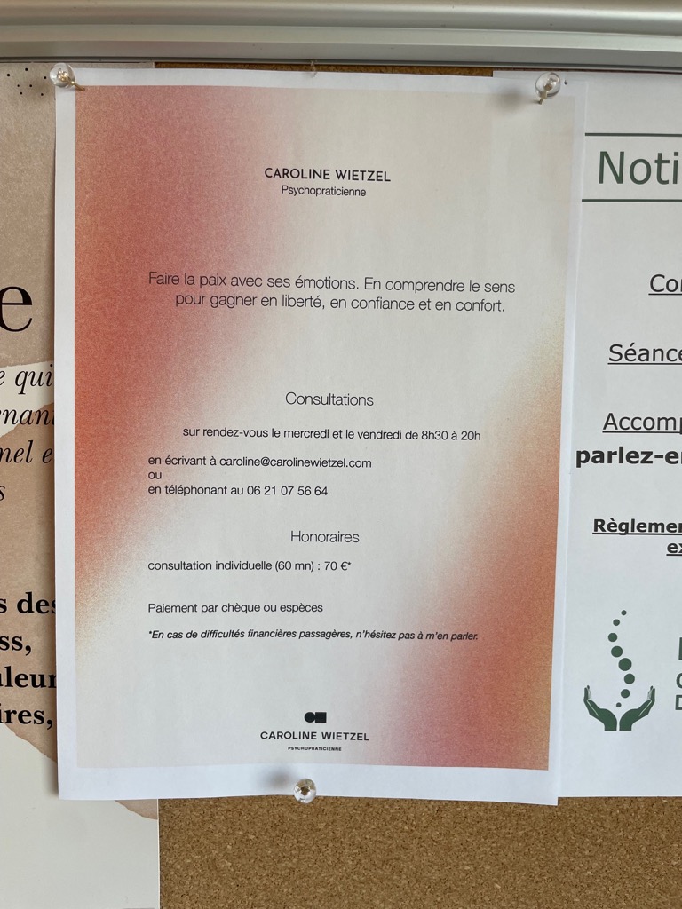 photo activite Wietzel Caroline