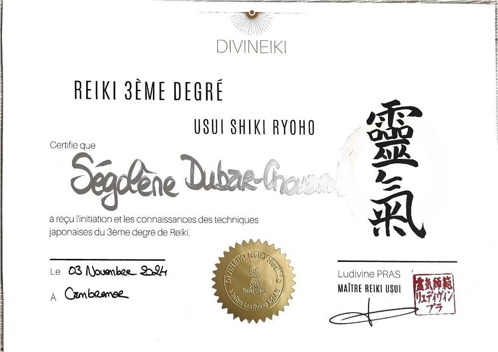 photo diplome Ségolène Dubar Chouard