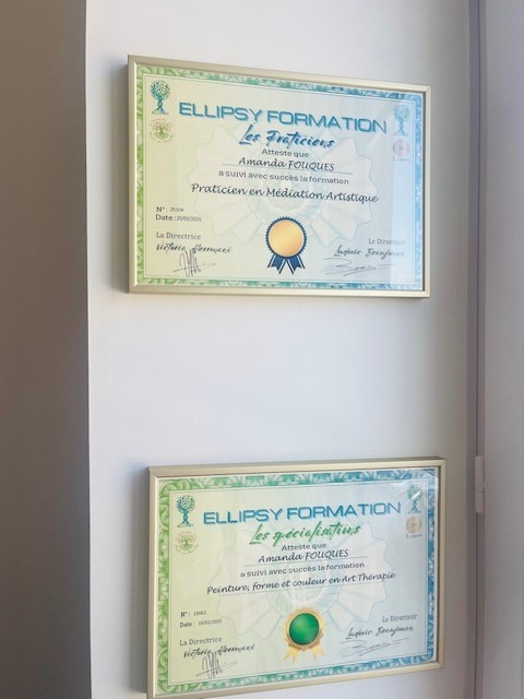 photo diplome Amanda FOUQUES 