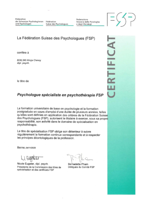 photo diplome BOILSKI Alicja