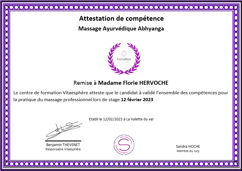 photo diplome Le monde de Flo