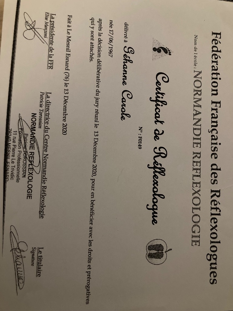 photo diplome Carole GEHANNE 