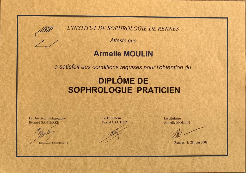 photo diplome Armelle Trémon    Atelier du Trente