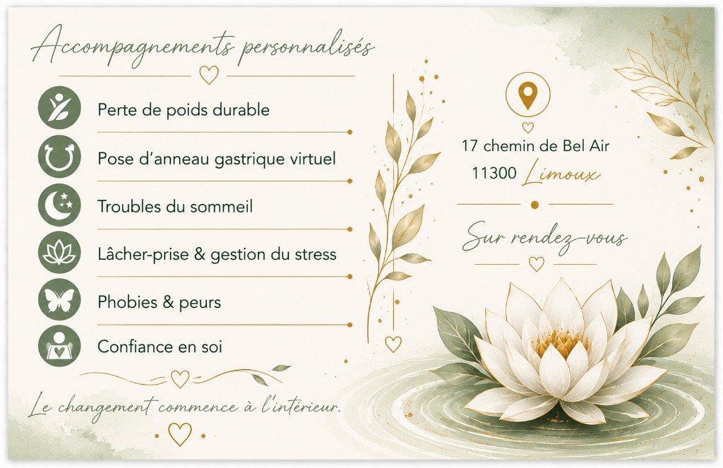 photo seance Elodie Brunel Hypnothérapeute Certifiée