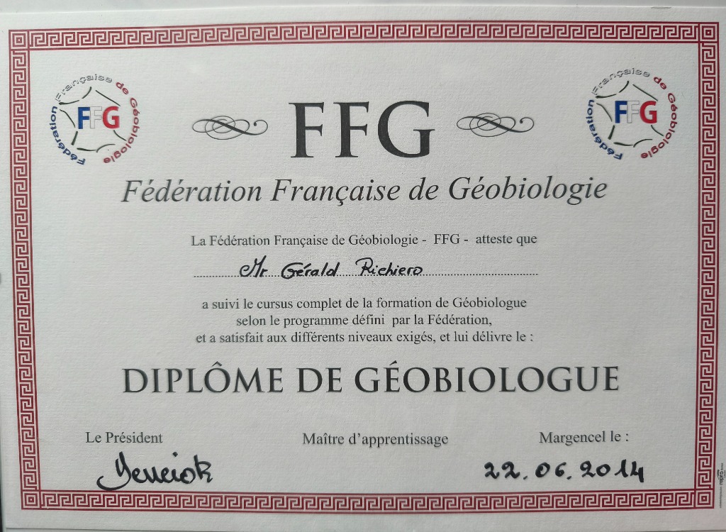 photo diplome Gérald richiero 