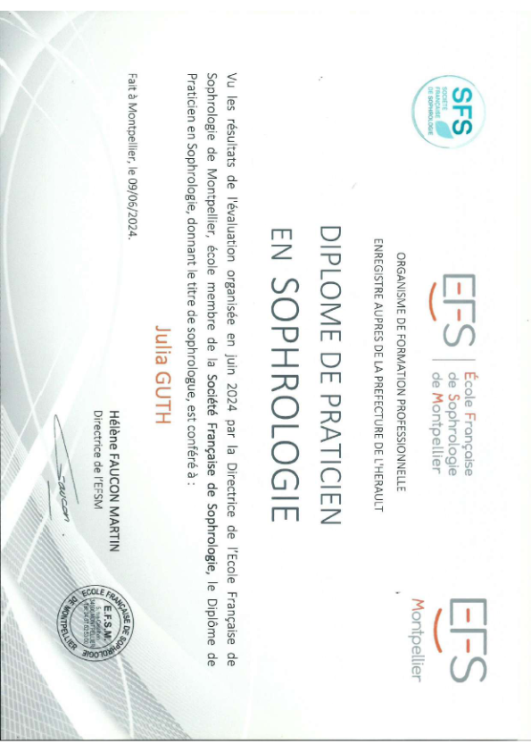 photo diplome Julia Guth