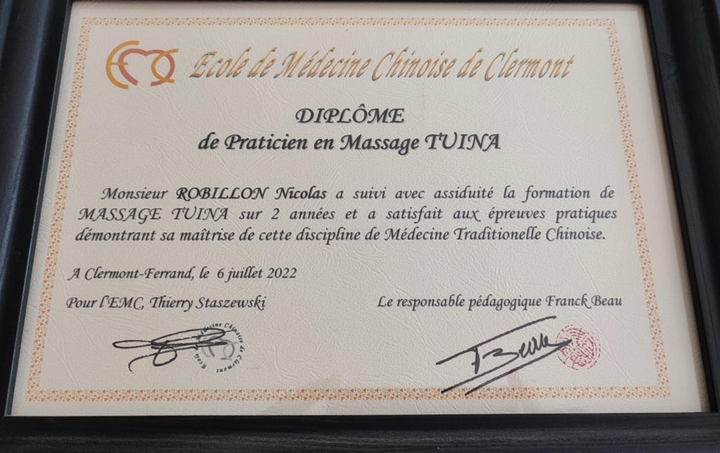 photo diplome Nicolas ROBILLON