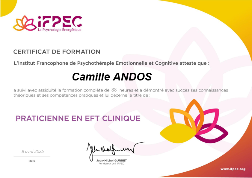 photo diplome Camille Andos