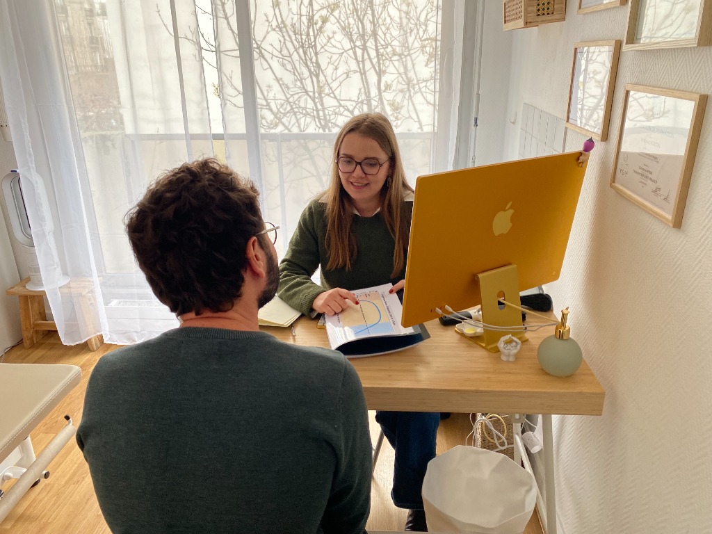 photo seance Elodie jolain naturopathe