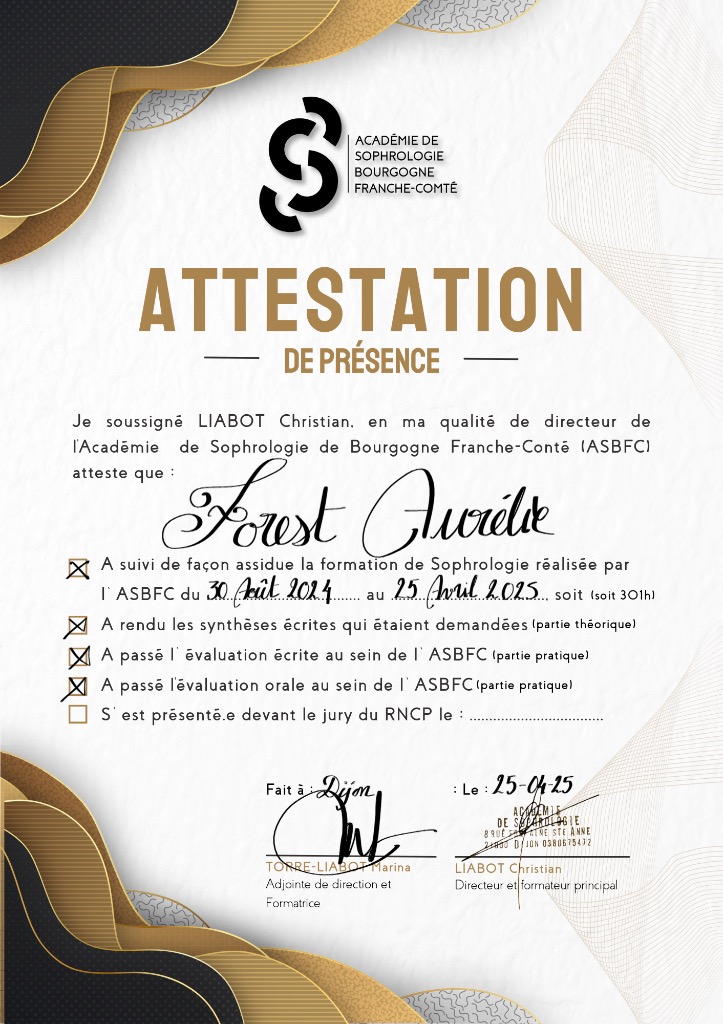 photo seance Aurélie Forest