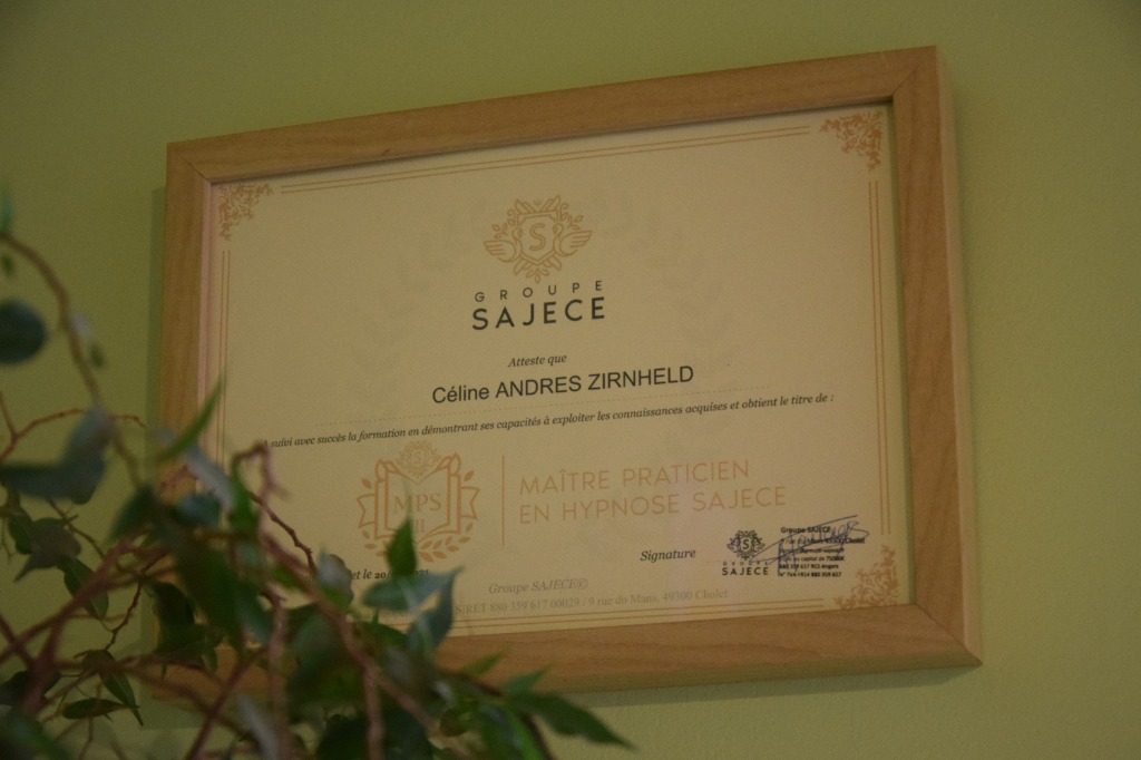 photo diplome Céline ANDRES
