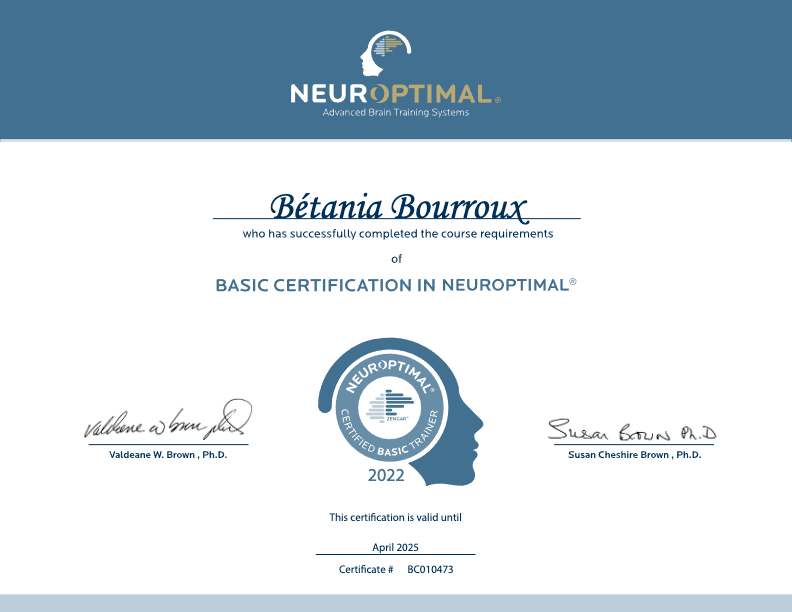 photo diplome Betania Bourroux