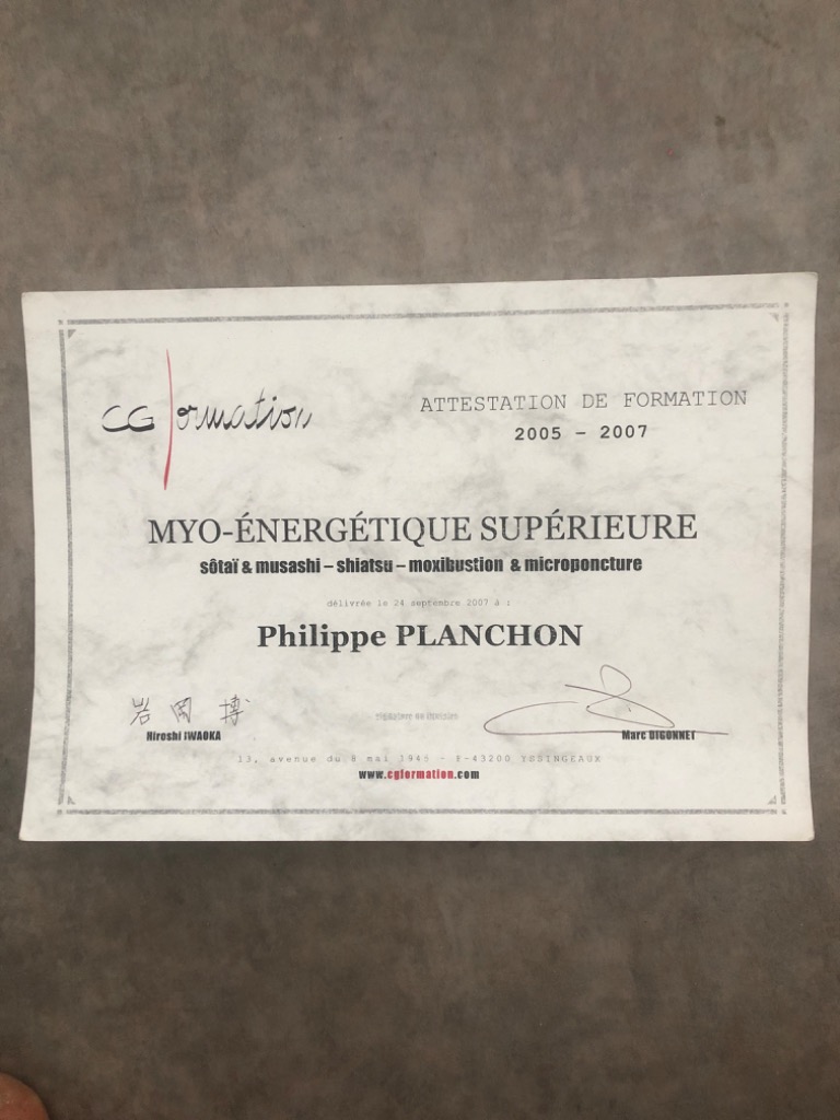 photo diplome Philippe planchon