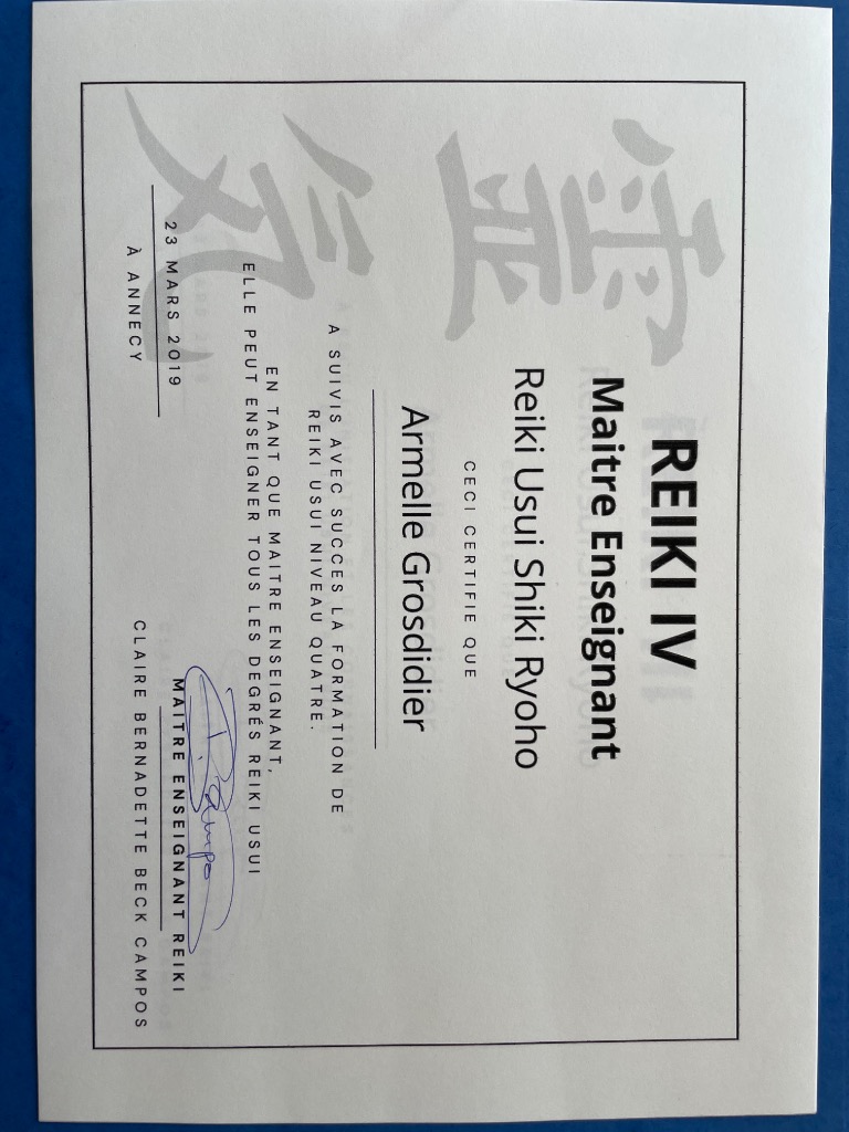 photo diplome Armelle Grosdidier