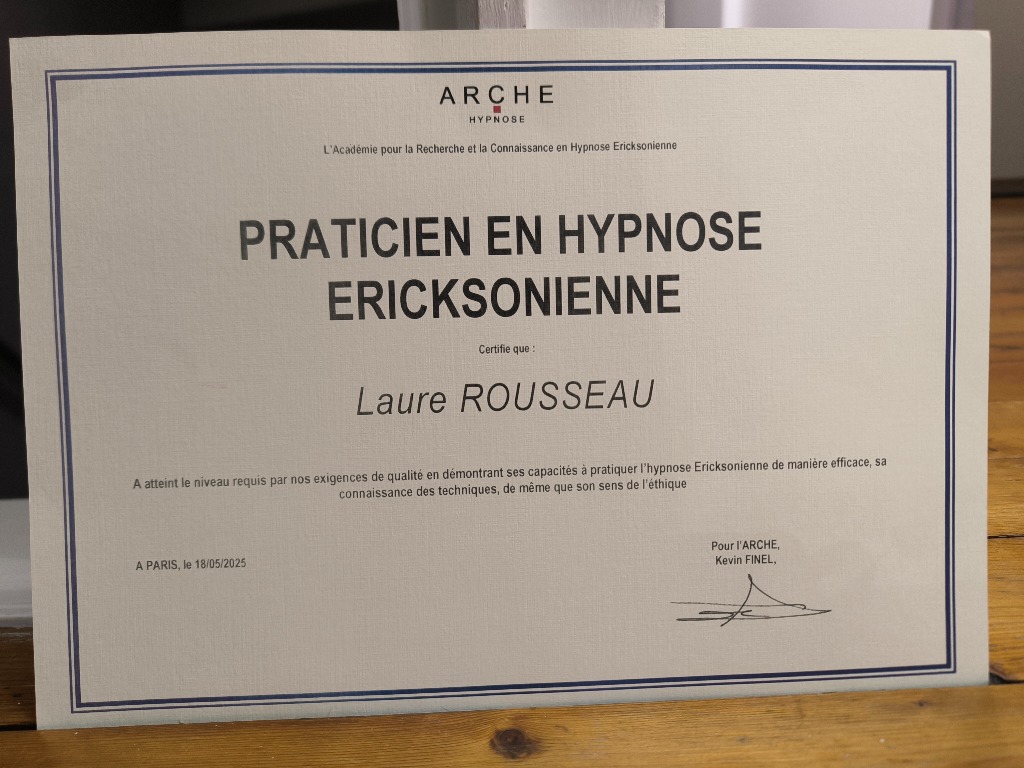 photo diplome Laure Rousseau