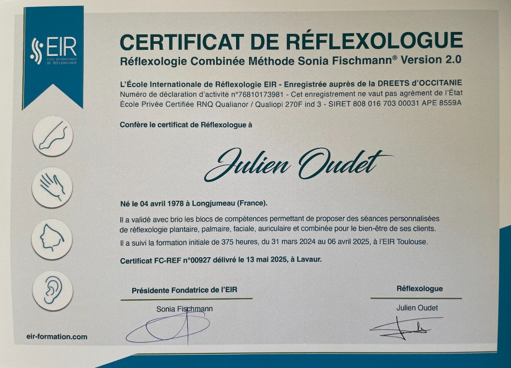 photo diplome Oudet julien