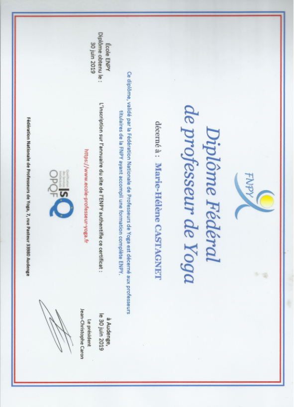 photo diplome Marie CASTAGNET