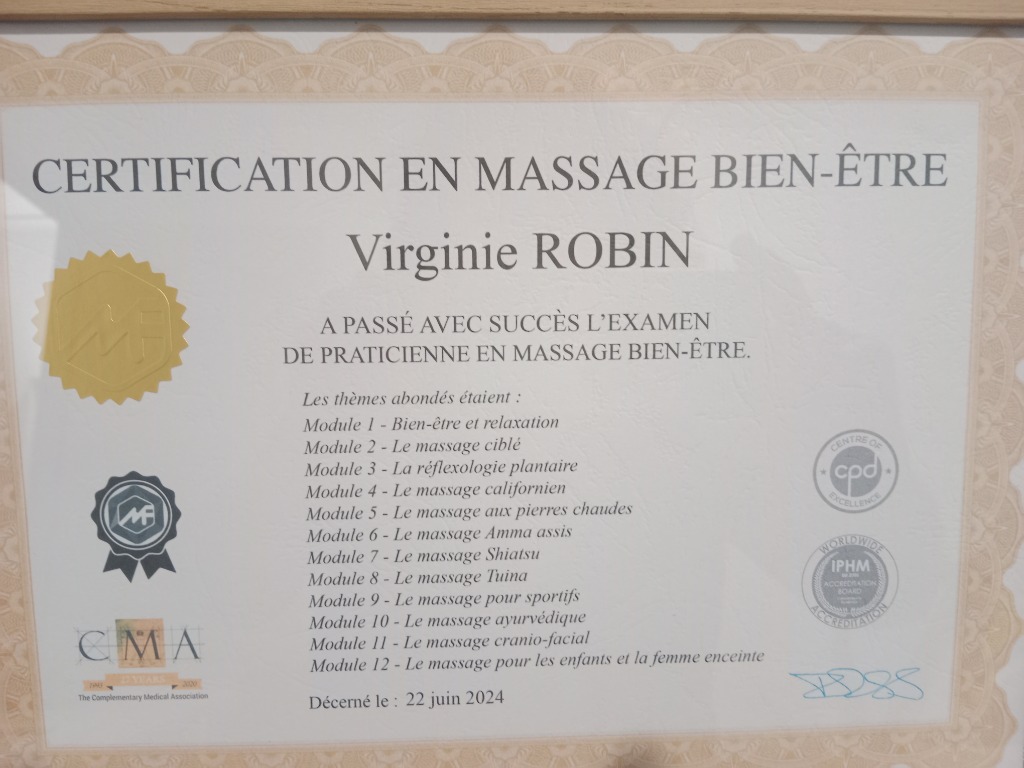 photo diplome Une Bulle apaisante