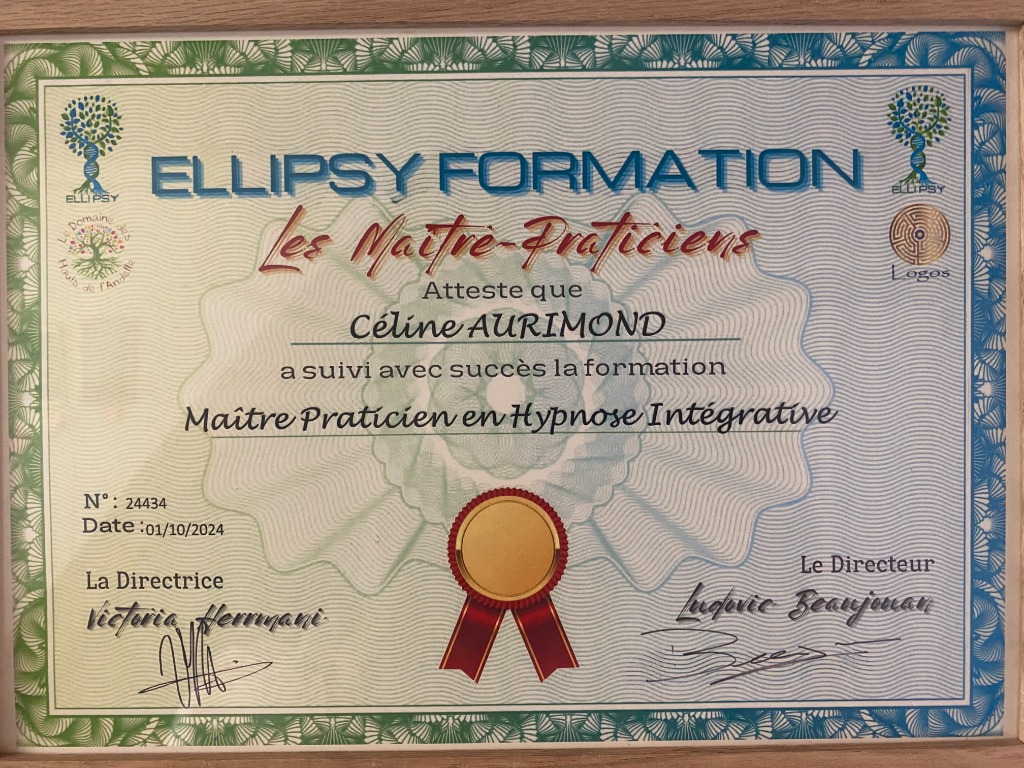 photo diplome Céline Aurimond