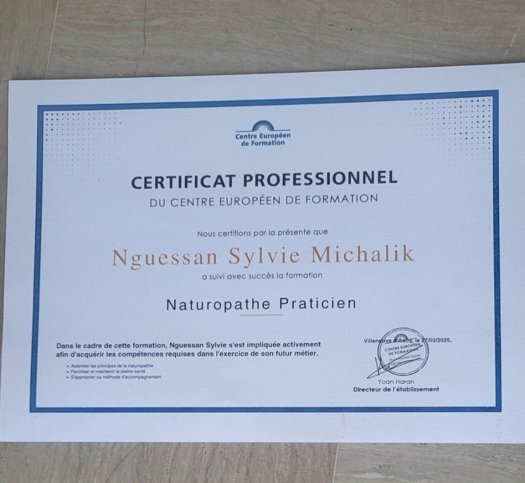 photo diplome Sylvie nguessan