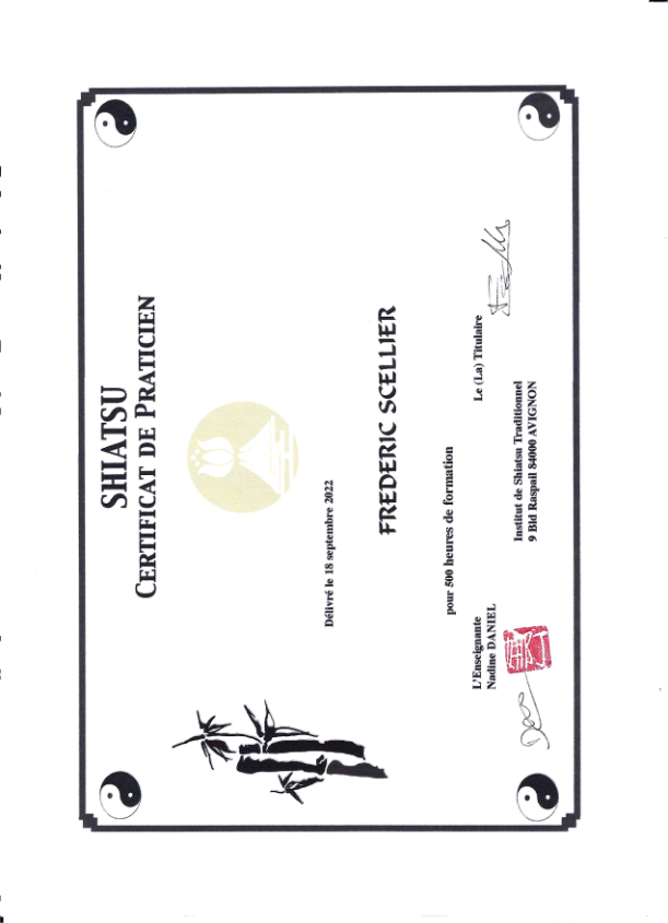 photo diplome Frédéric Scellier