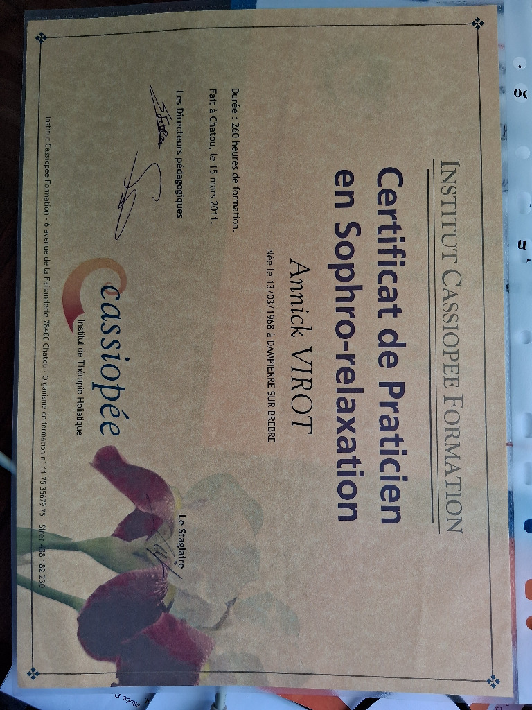 photo diplome Annick Virot