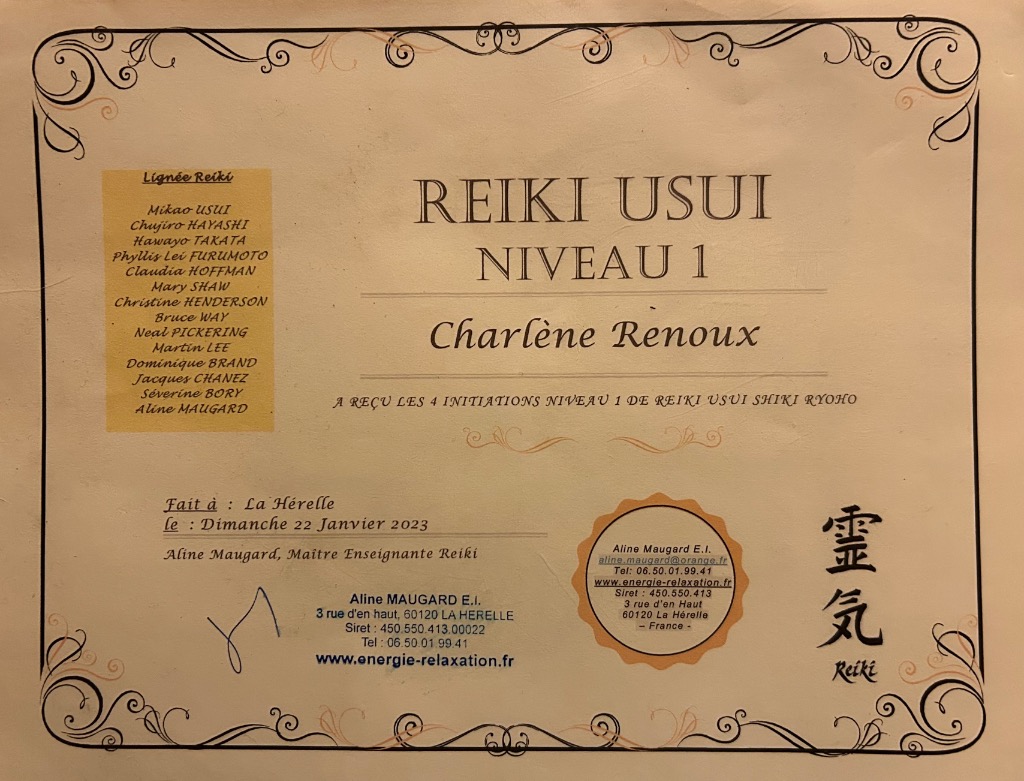 photo diplome Charlène RENOUX