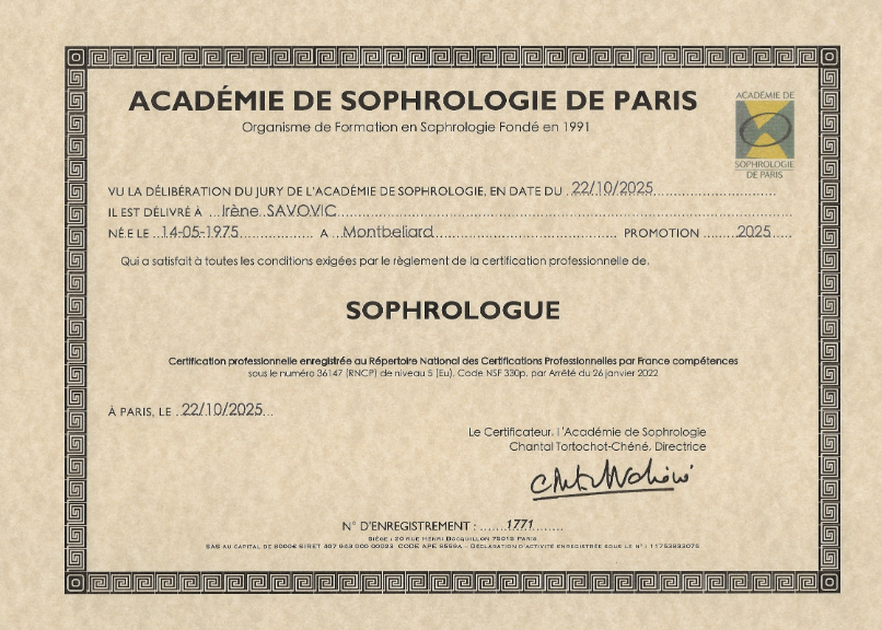 photo diplome Irene Seyranian