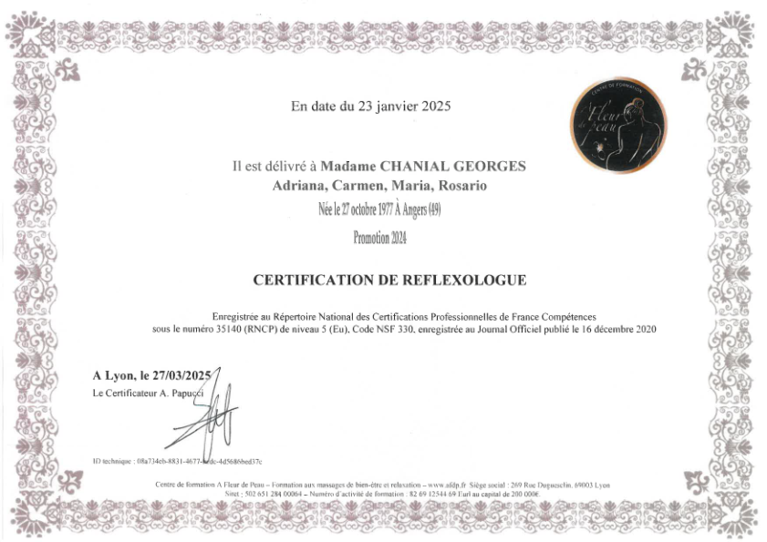 photo diplome Adriana GEORGES