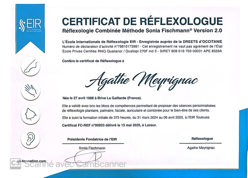 photo diplome Agathe Meyrignac