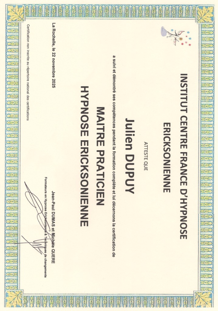 photo diplome Julien DUPUY