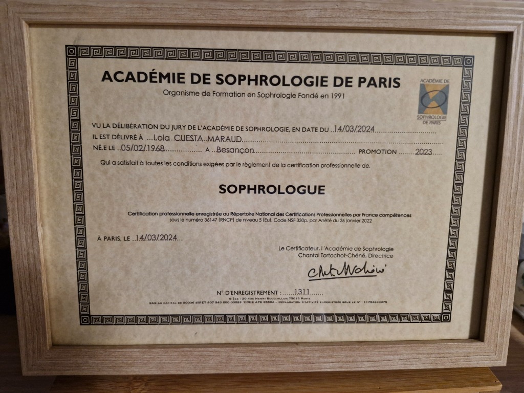 photo diplome Lola Maraud