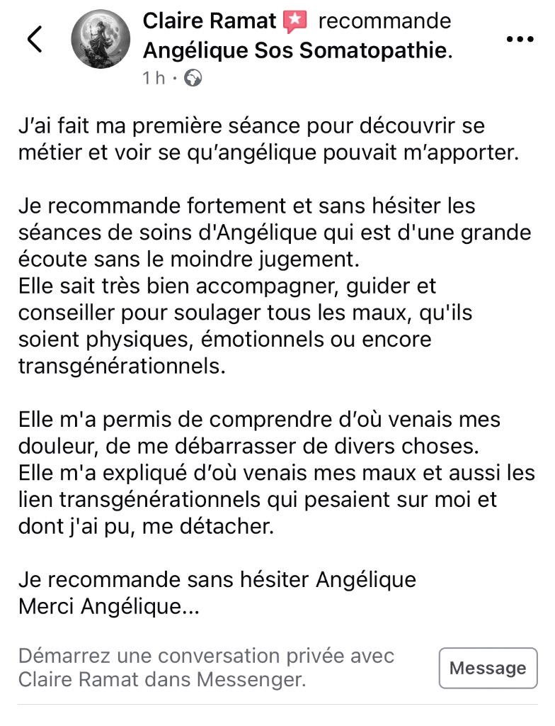 photo seance Angélique Sos