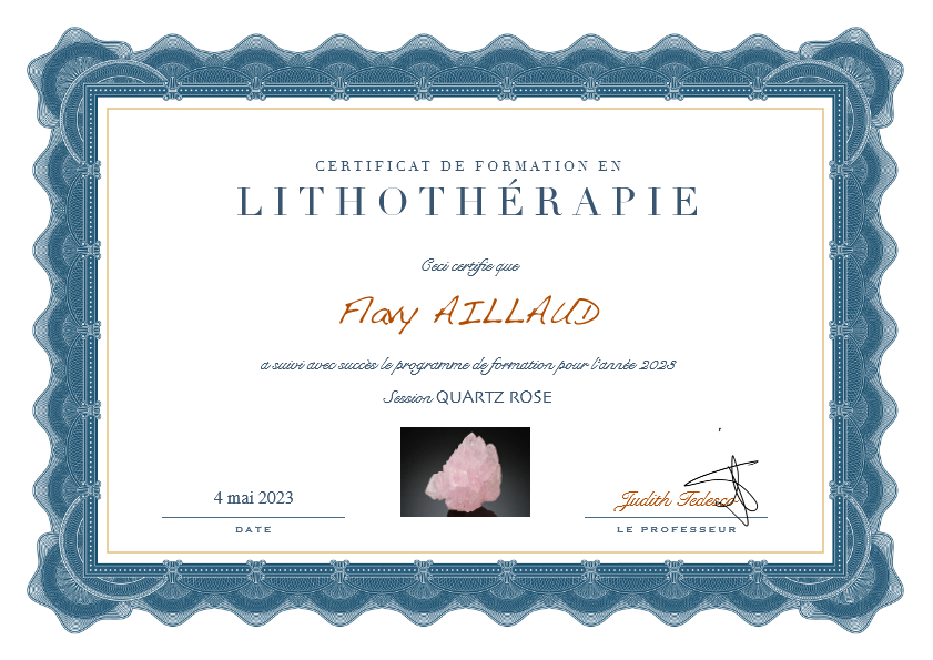 photo diplome Flavy Aillaud