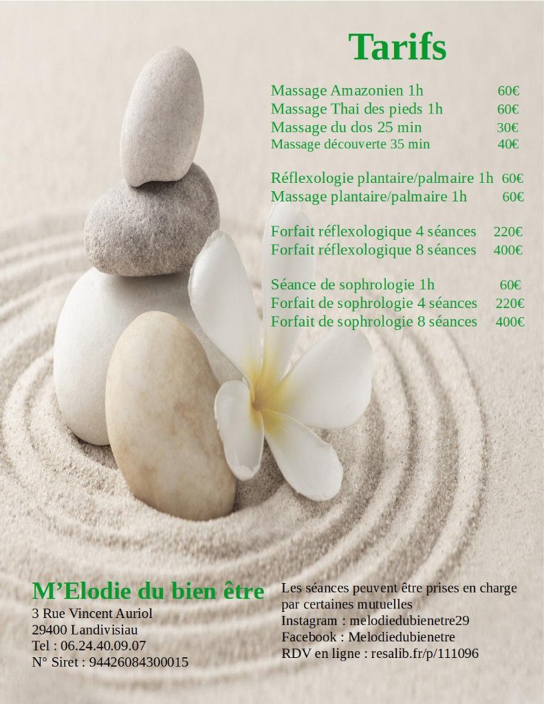 photo activite M’Elodie du bien être