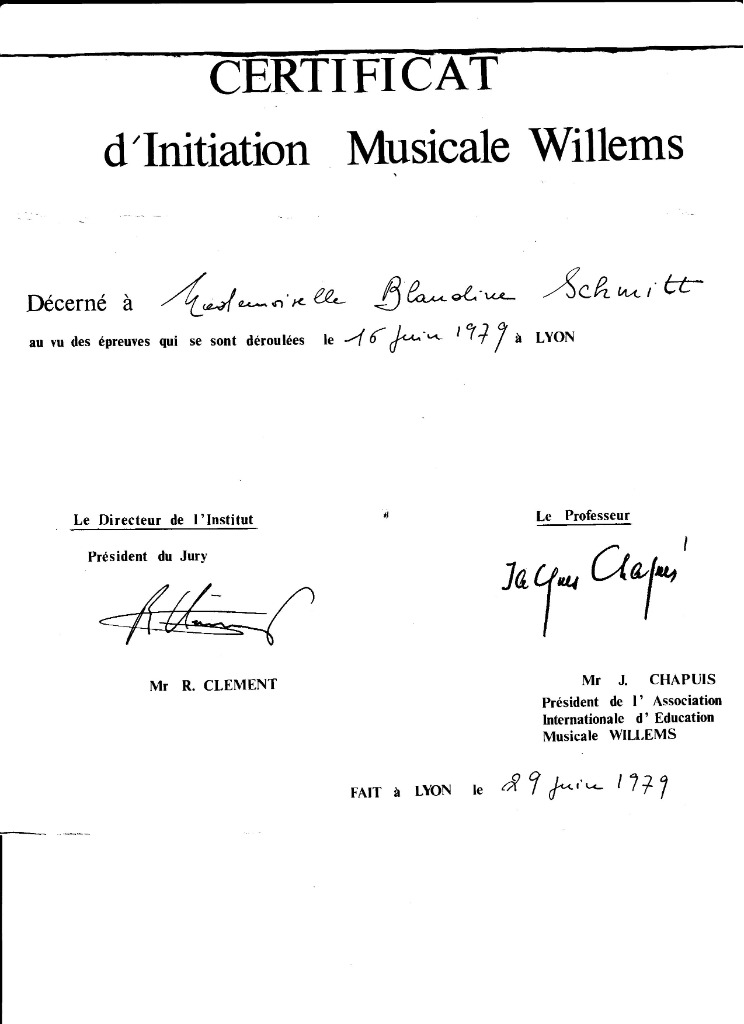 photo diplome BLANDINE SCHMITT