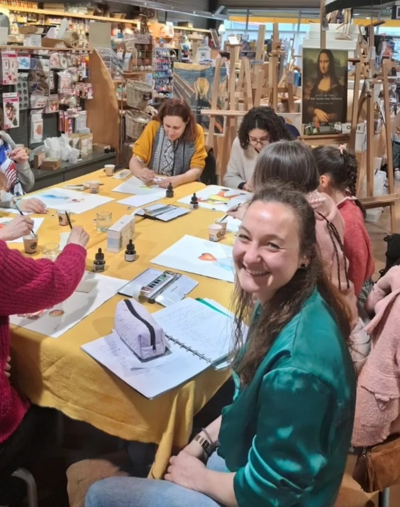 photo seance Elsa AMIOT Art-Thérapeute