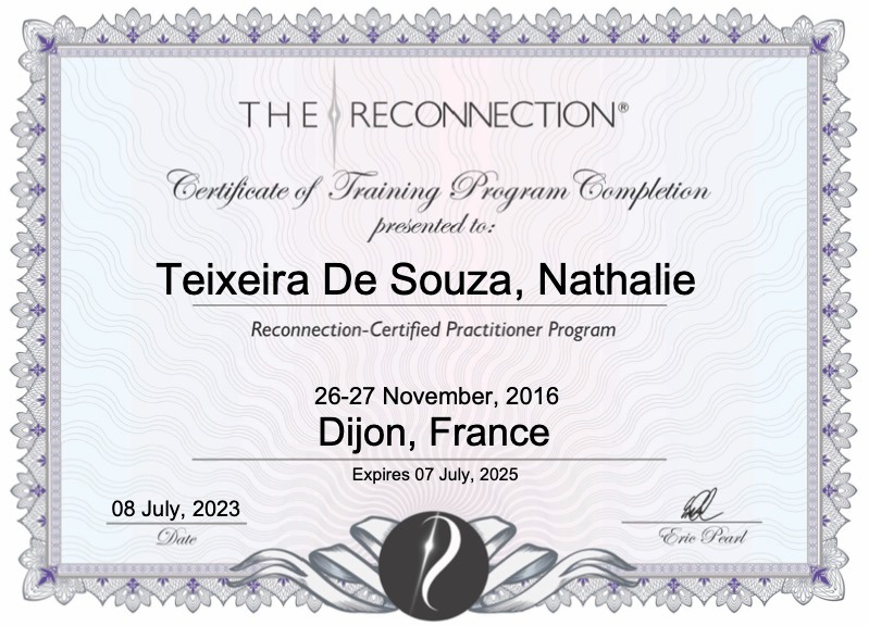 photo diplome Nathalie TEIXEIRA