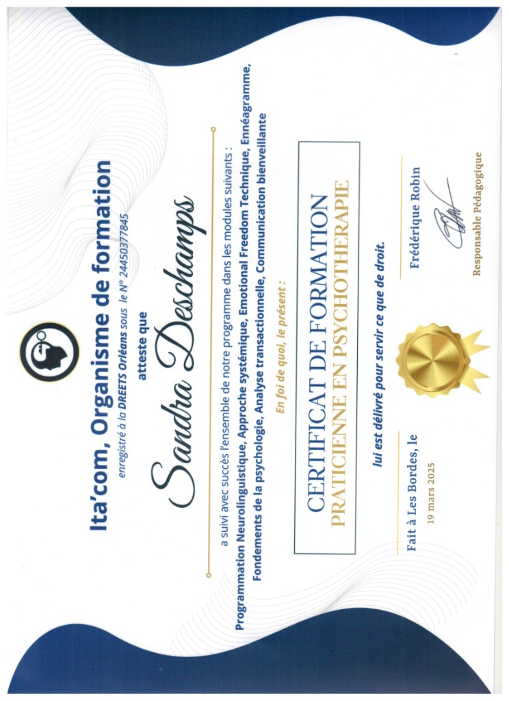 photo diplome Elpis consultant / Nouvel élan