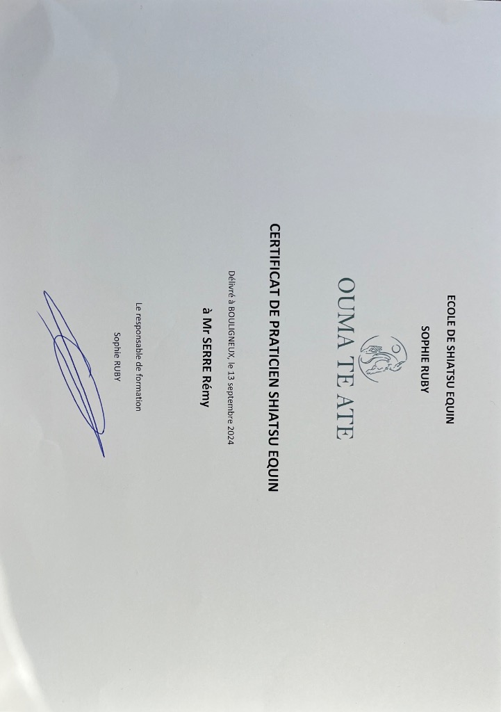 photo diplome Rémy Serre 