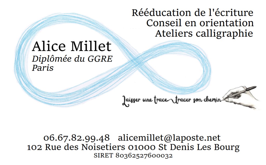 photo cabinet Alice Millet Graphothérapie